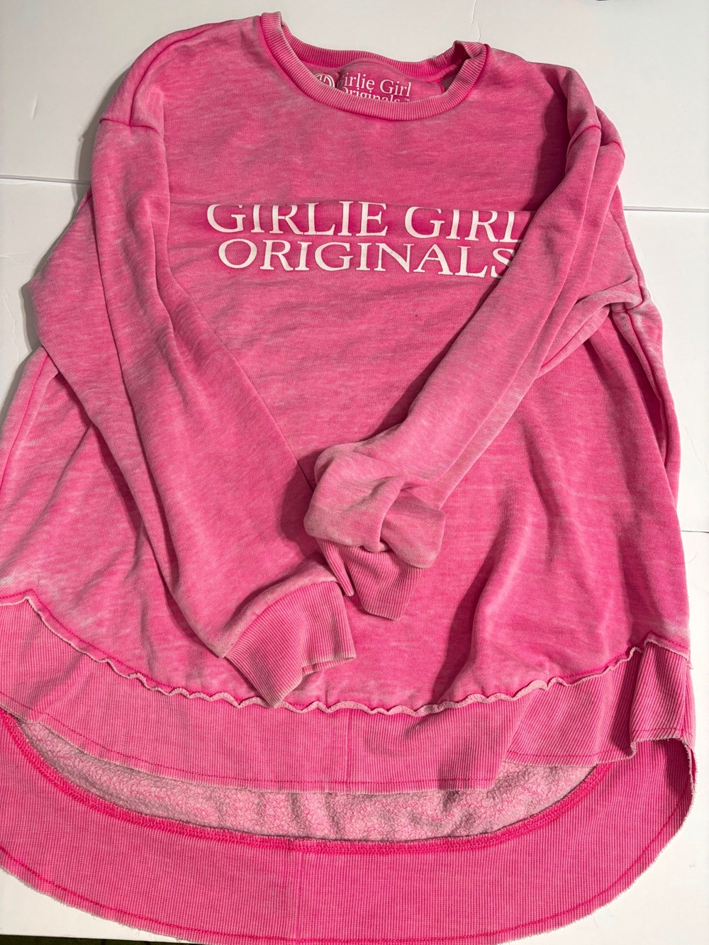 Girlie Girl Originals Pink Crewneck Sweatshirt